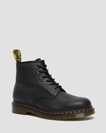 Botines Dr Martens 101 Cuero Hombre Negros | MX 392AHK